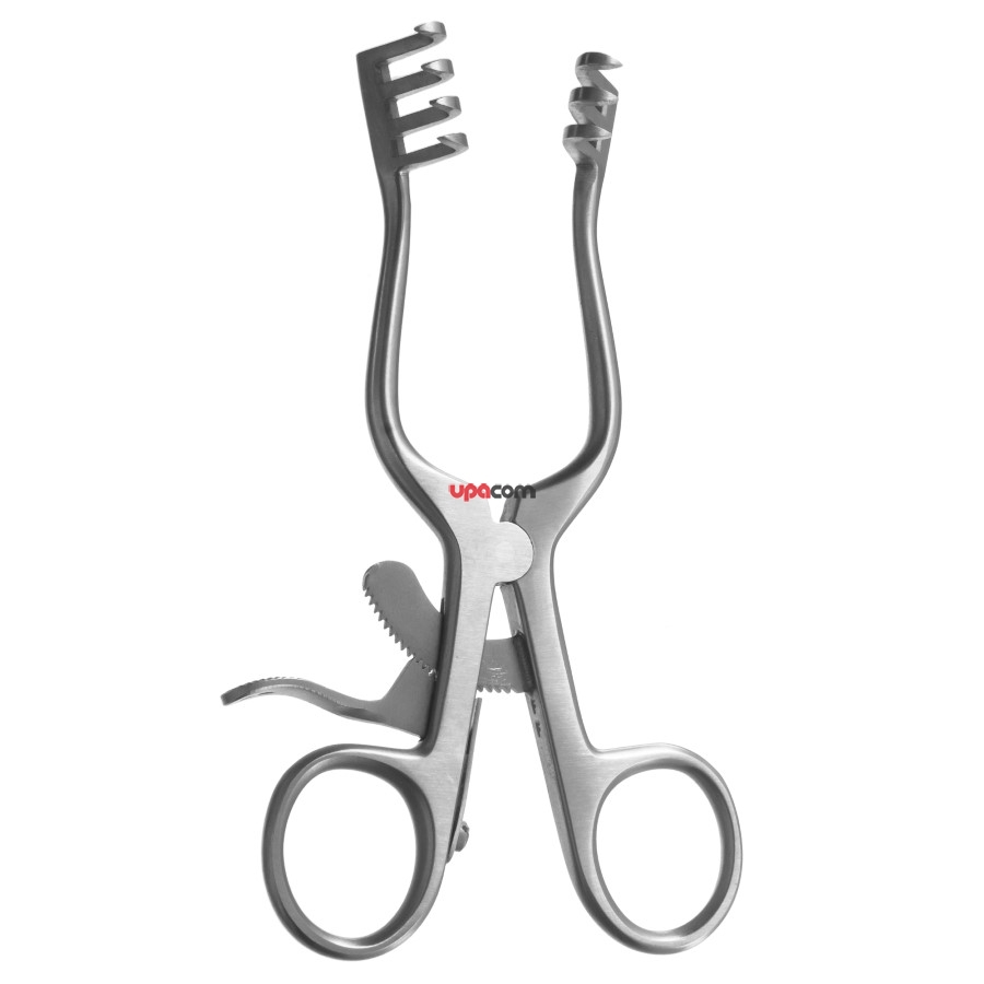 Ранорасширитель самоудерживающийся по Weitlaner, 3×4 зубый, острый, 165 мм