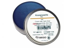 Коронковый воск твердый голубой