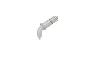 Артериальная канюля ТРАНСМИНАР изогнутая с фланцем и с коннектором Луер-лок 22 Фр. (7.3 мм)
