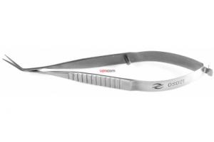 Ножницы для передней камеры, стальные, острые концы, 0.2мм