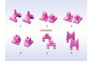 Набор керамических подставок для обжига керамики на треггер, 12шт