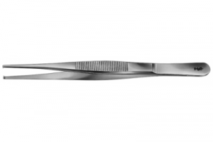 Пинцет Tissue forceps 1х2 130mm