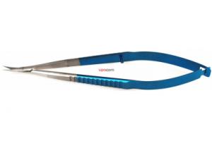 Ножницы роговичные по Кастровьехо, титановые/стальные