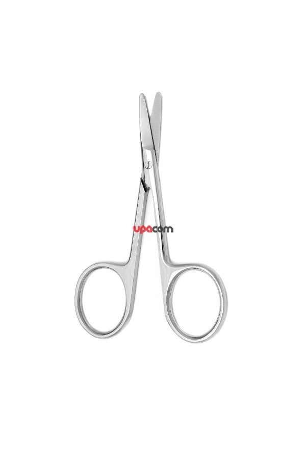 Ножницы тупоконечные вертикально-изогнутые, 100 мм