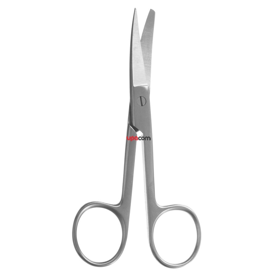 Ножницы с одним острым концом, вертикально-изогнутые, 130 мм